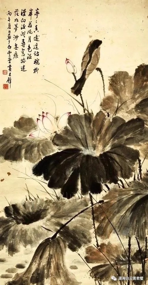 黃君璧 梅石圖 山水-文化部-典藏網-藏品資料-08700184